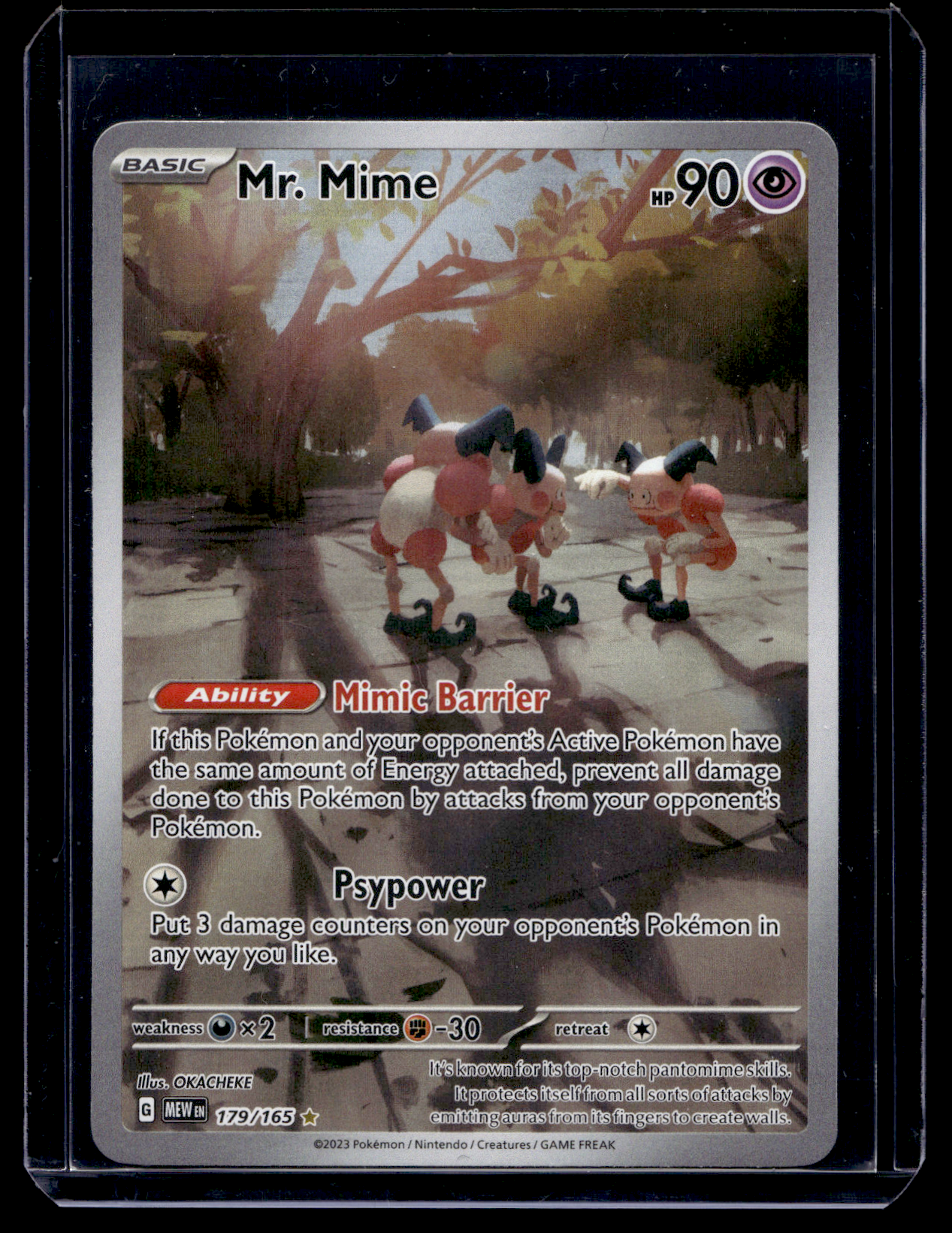 2023 Pokemon - Scarlet & Violet - 151 - Illustration Rare - Mr. Mime #179