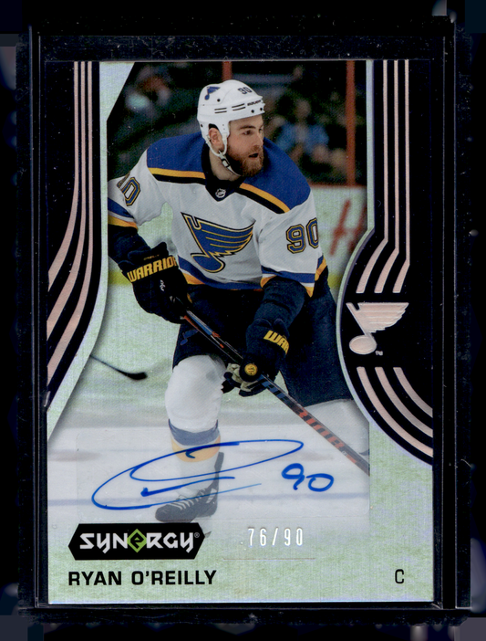 2019-20 Upper Deck Synergy - Purple - Veterans Auto - Ryan O'Reilly #19 /90