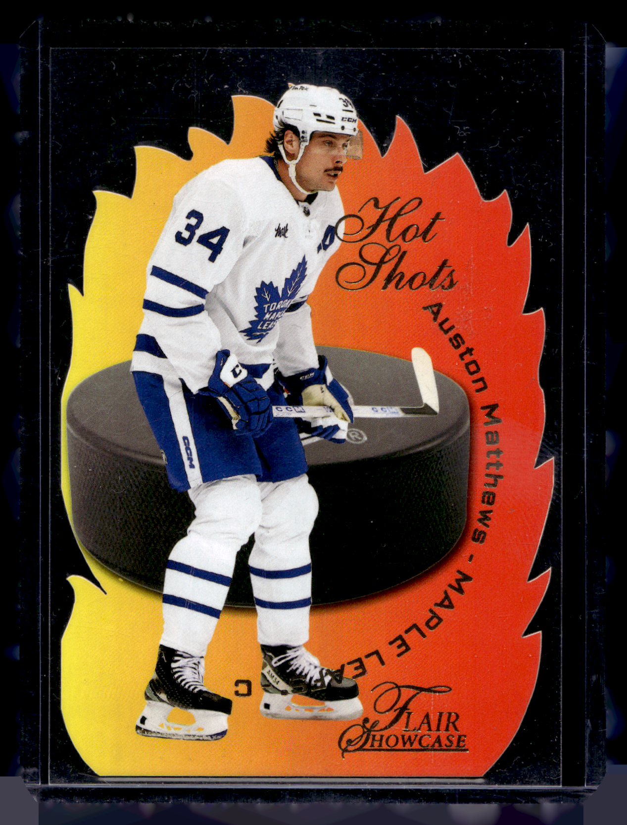 2022-23 Skybox Metal Universe - Hot Shots - Auston Matthews #4 HS
