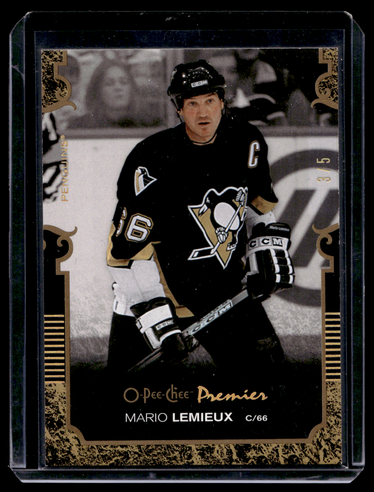 2007-08 O-Pee-Chee Premier - Gold Spectrum - Mario Lemieux #66 /5