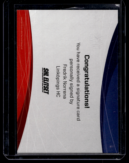 2011-12 SHL Signatures - Fredrik Norrena