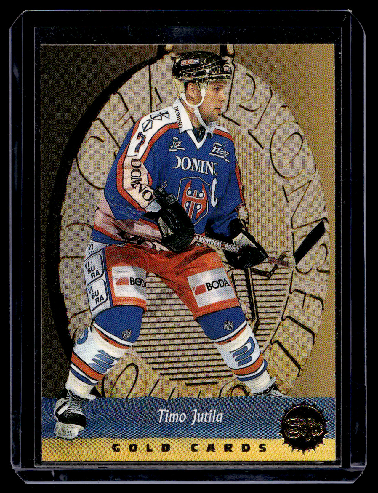 1995-96 Sisu - Gold Cards - Timo Jutila #6