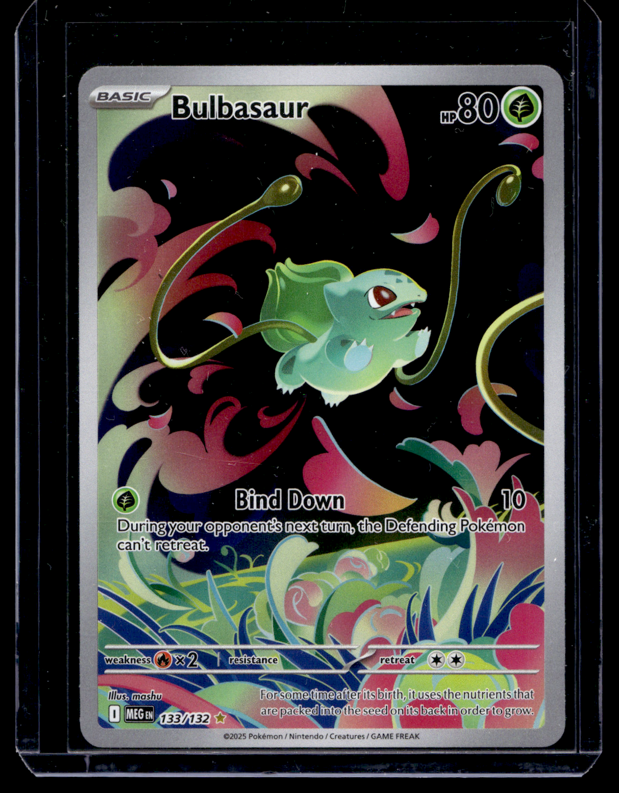 2025 Pokemon - Mega Evolutions - Illustration Rare - Bulbasaur #133