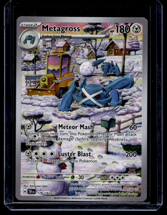 2024 Pokemon - Sword & Shield - Temporal Forces - Illustration Rare - Metagross #178