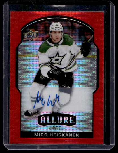 2020-21 Upper Deck Allure - Red Rainbow Autographs - Miro Heiskanen #41