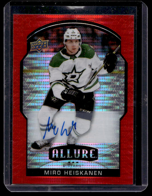 2020-21 Upper Deck Allure - Red Rainbow Autographs - Miro Heiskanen #41