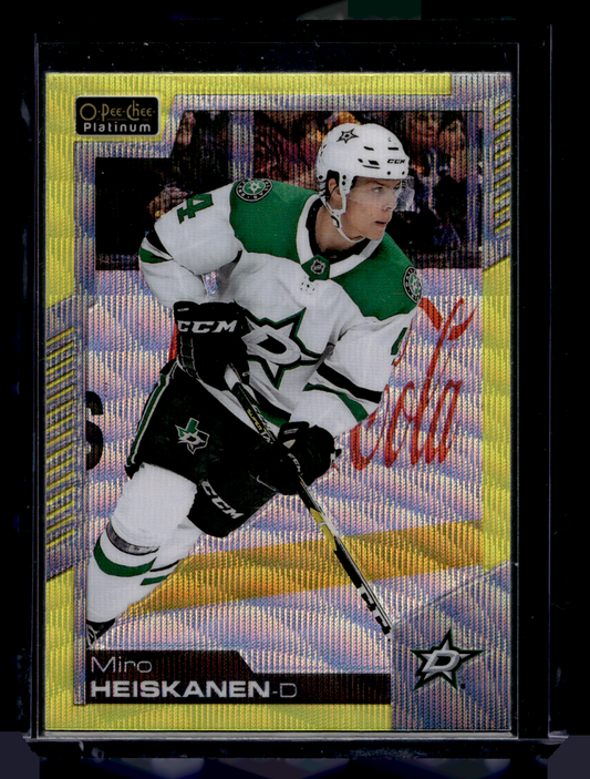2020-21 Upper Deck OPC Platinum - Neon Yellow Surge - Miro Heiskanen #44