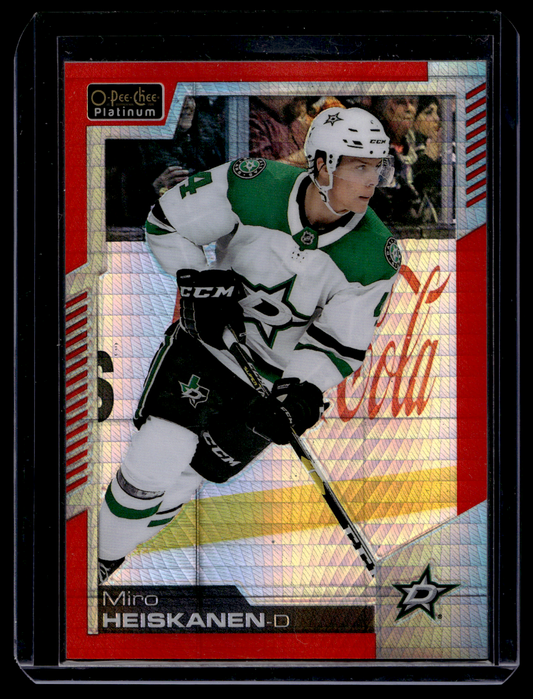 2020-21 Upper Deck OPC Platinum - Red Prism - Miro Heiskanen #44 /199