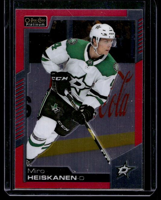 2020-21 Upper Deck OPC Platinum - Matte Pink - Miro Heiskanen #44