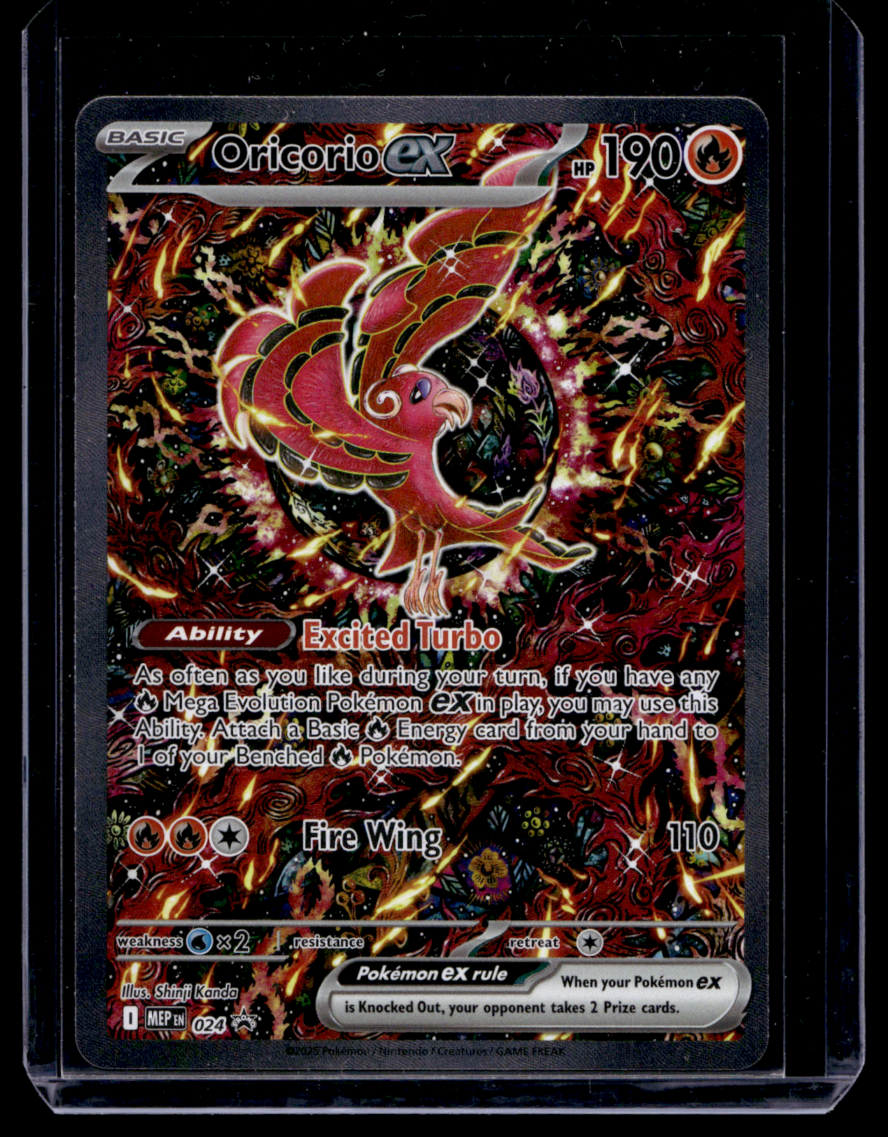 2025 Pokemon - Scarlet & Violet - Black Star Promos - Promos - Oricorio EX #024