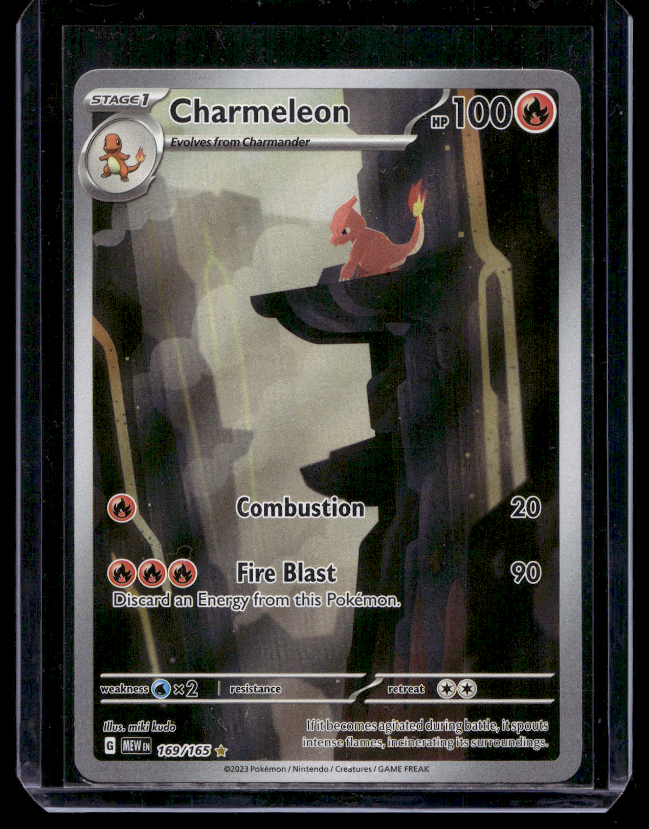 2023 Pokemon - Scarlet & Violet - 151 - Illustration Rare - Charmeleon #169