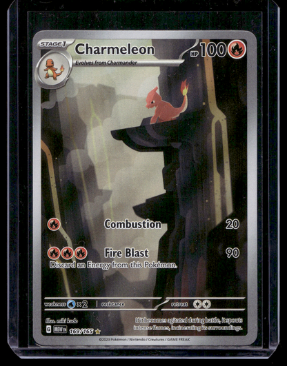2023 Pokemon - Scarlet & Violet - 151 - Illustration Rare - Charmeleon #169