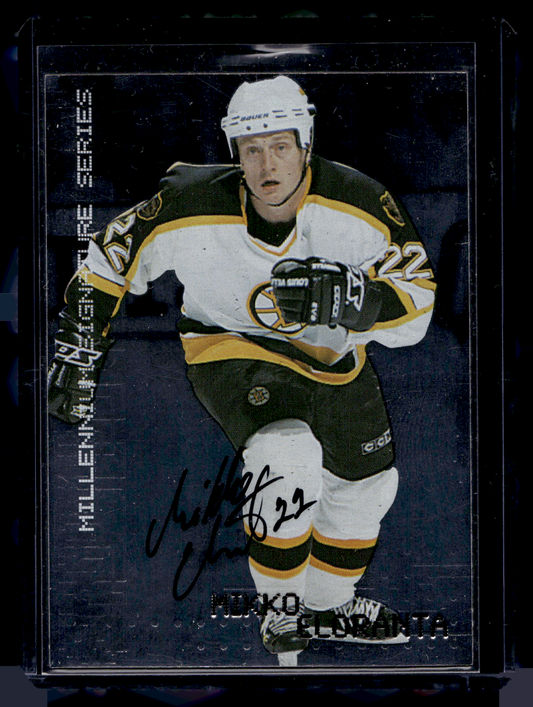 1999-00 In the Game Be A Player Millennium Signature Series  - Autographs - Mikko Eloranta #27 RY