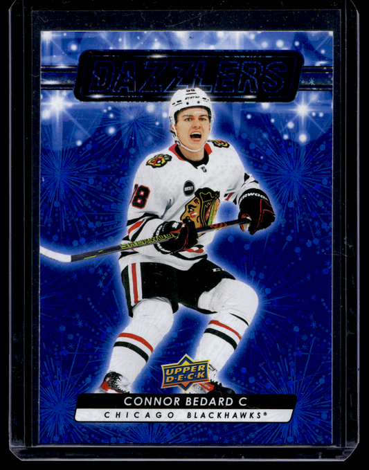 2023-24 Upper Deck Series 2 - Dazzlers - Blue - Connor Bedard #DZ-79 RY