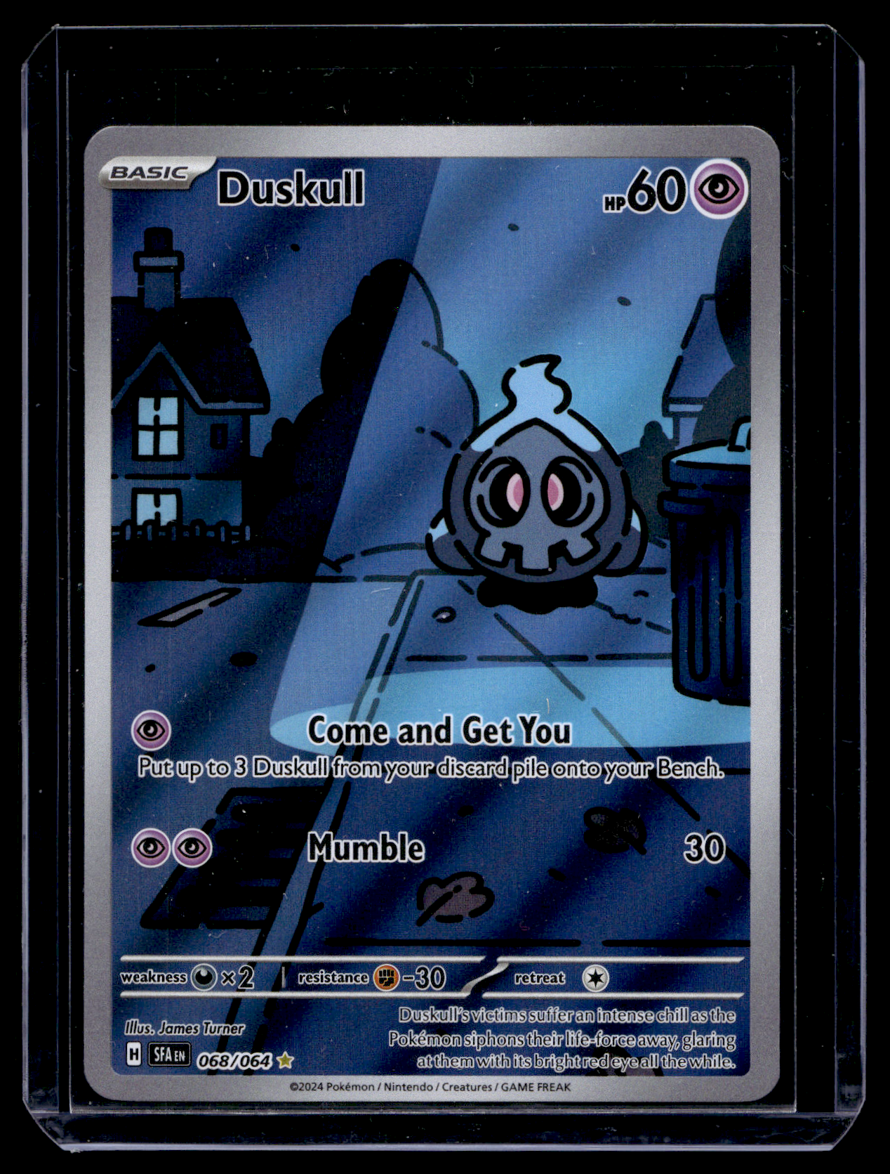 2024 Pokemon - Scarlet & Violet - Shrouded Fable - Illustration Rare - Duskull #068