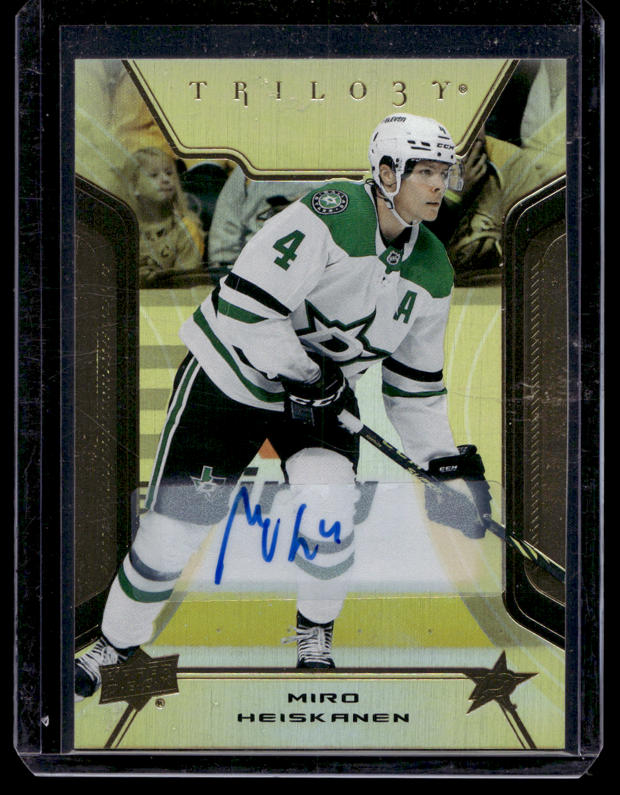 2023-24 Upper Deck Trilogy - Gold Autographs - Miro Heiskanen #40