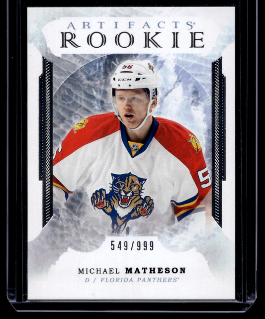 2016-17 Upper Deck Artifacts - Rookie - Michael Matheson #167 /999 RC