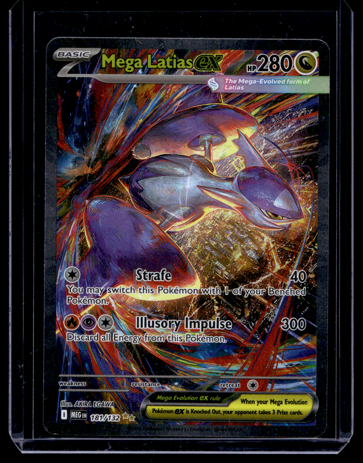 2025 Pokemon - Mega Evolutions - Special Illustration Rare - Mega Latias EX #181