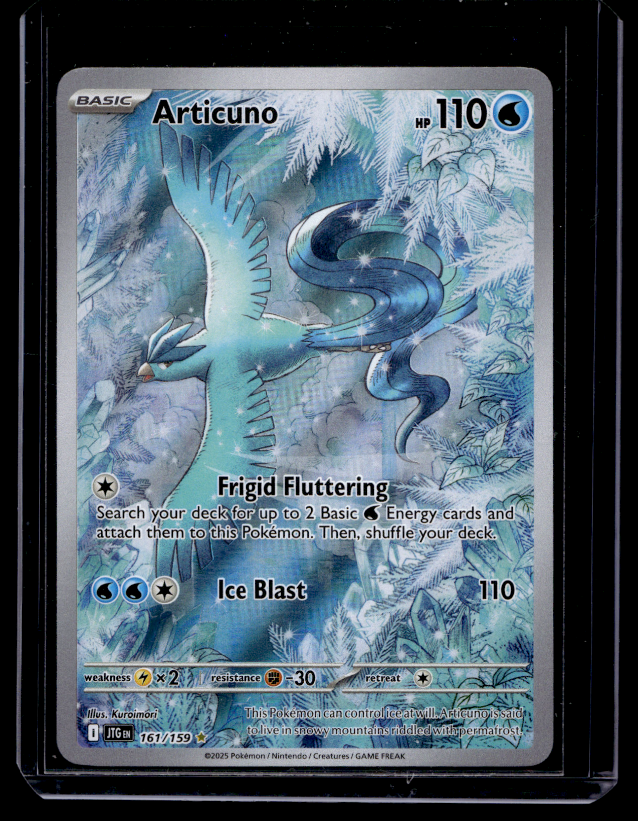 2025 Pokemon - Scarlet & Violet - Journey Together - Illustration Rare - Articuno #161