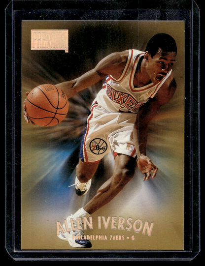 1997-98 Skybox Premium - Reebok Bronze - Allen Iverson #100