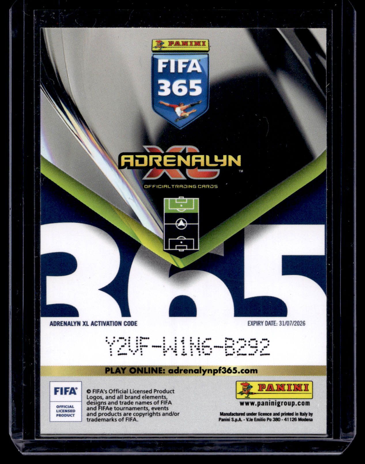 2026 Panini Adrenalyn XL FIFA 365 - Fan Favourites Red - Erling Haaland #FAN96