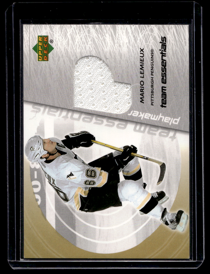 2003-04 Upper Deck - Team Essentials Jerseys - Mario Lemieux #TP-ML