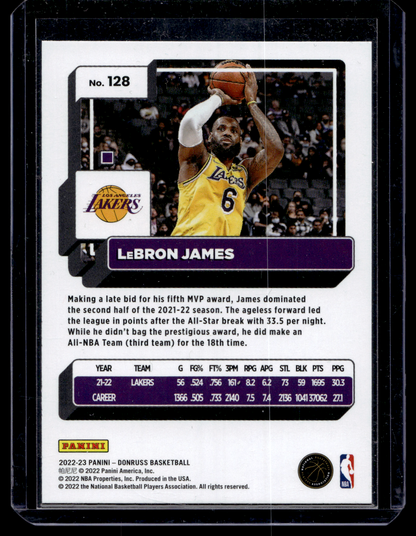 2022-23 Panini Donruss - LeBron James #128