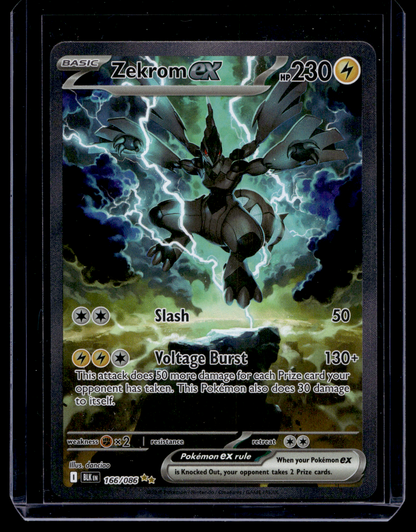 2025 Pokemon - Scarlet & Violet - Black Bolt - Special Illustration Rare - Zekrom ex #166