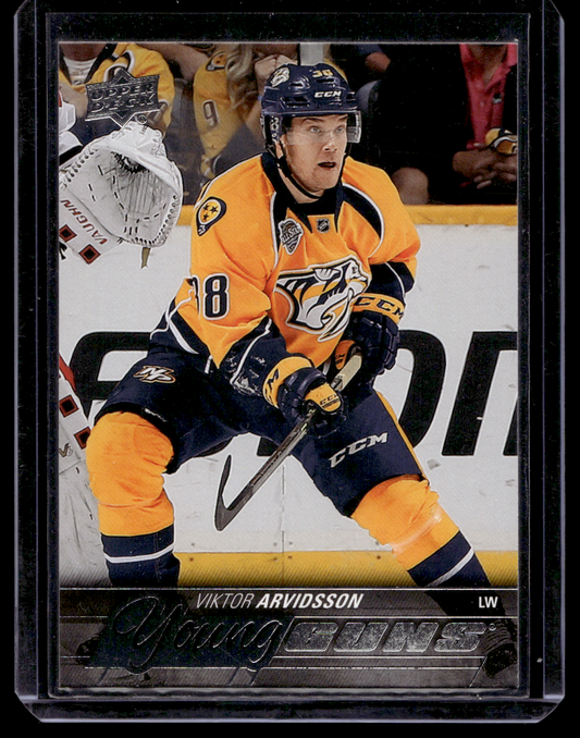 2015-16 Upper Deck Young Guns - Viktor Arvidsson #222 RC