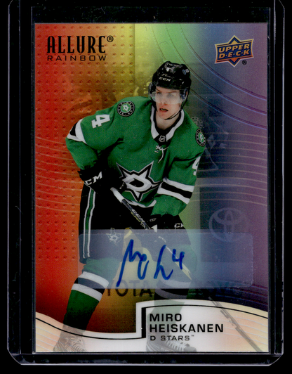 2021-22 Upper Deck Allure - Rainbow - Full Autographs - Miro Heiskanen #R-69