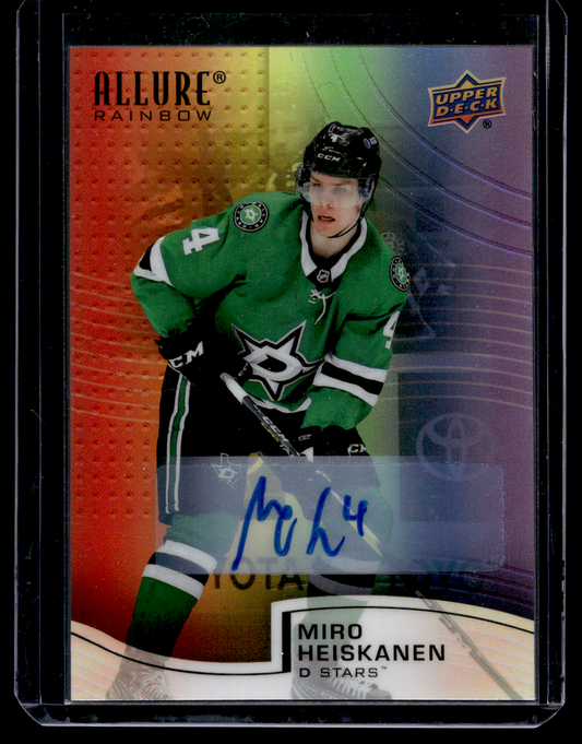 2021-22 Upper Deck Allure - Rainbow - Full Autographs - Miro Heiskanen #R-69