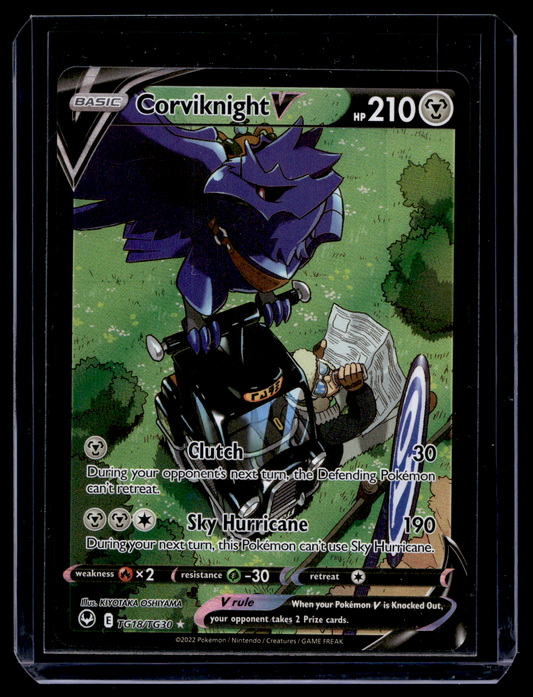 2022 Pokemon - Sword & Shield - Silver Tempest - Trainer Gallery - Full Art - Corviknight V #TG18