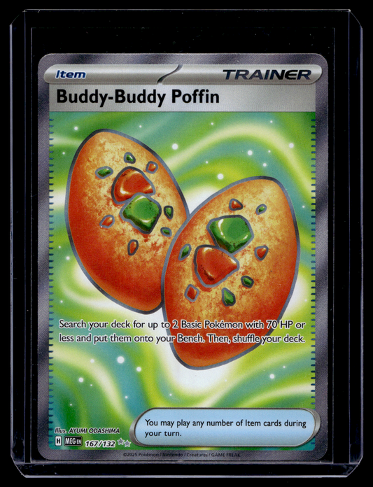 2025 Pokemon - Mega Evolutions - Ultra Rare - Buddy-Buddy Poffin #167