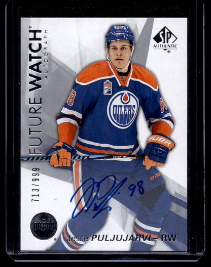 2016-17 Upper Deck SP Authentic - Future Watch Autographs - Jesse Puljujarvi #149 /999 RC
