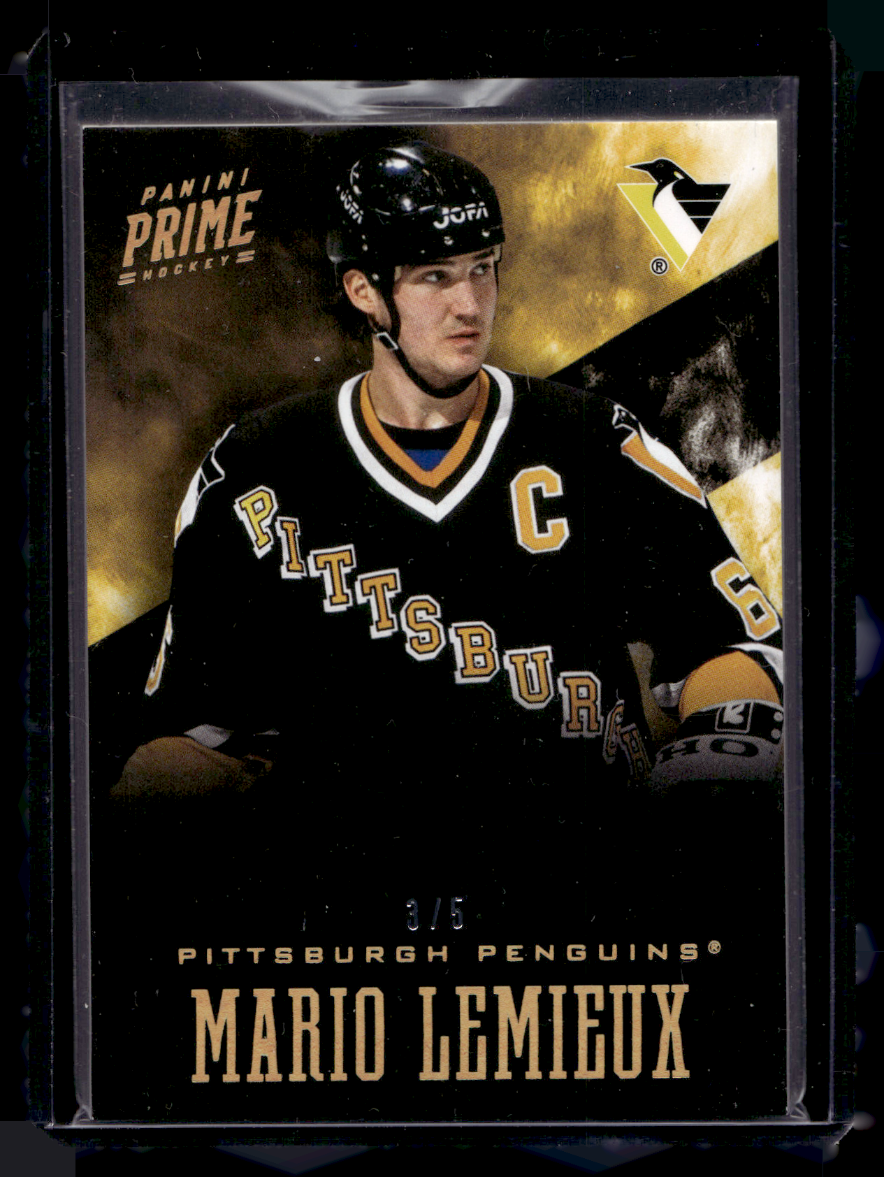 2012-13 Panini Prime - Holo Gold - Mario Lemieux #50 /5