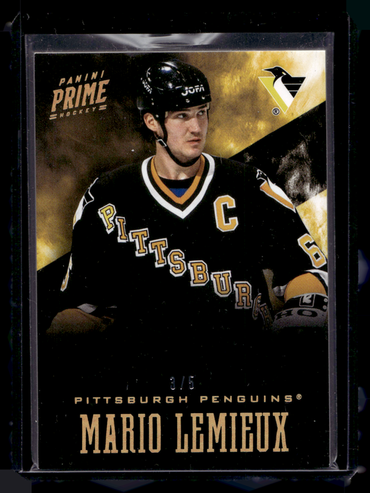 2012-13 Panini Prime - Holo Gold - Mario Lemieux #50 /5