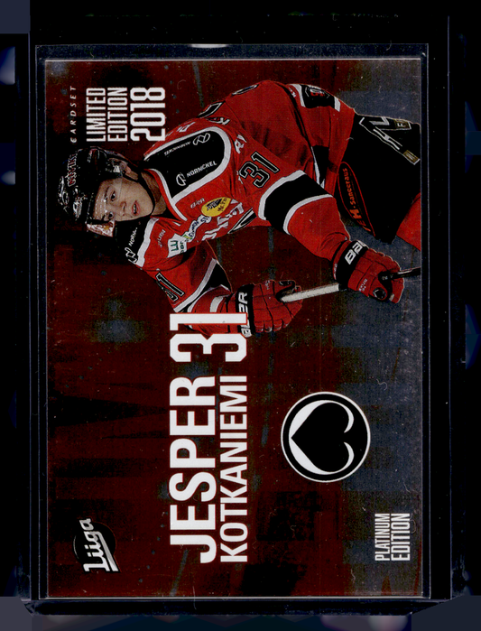 2018-19 Cardset - Limited Edition 2018 Series 1 - Jesperi Kotkaniemi