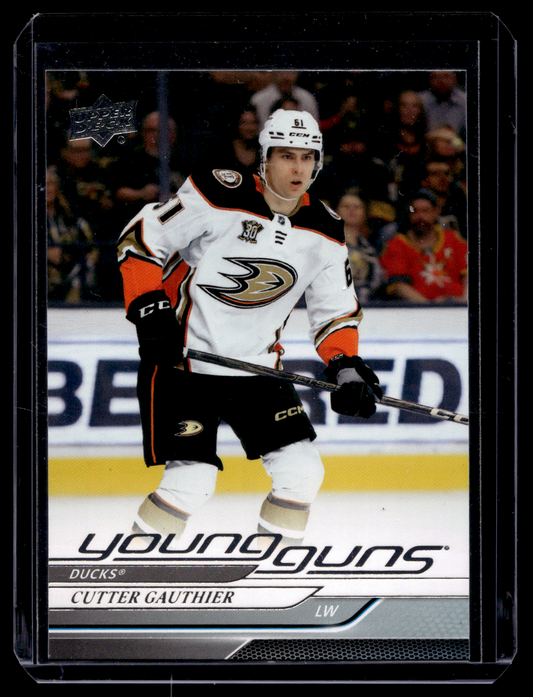 2024-25 Upper Deck Series 1 - Young Guns - Cutter Gauthier #212 RC
