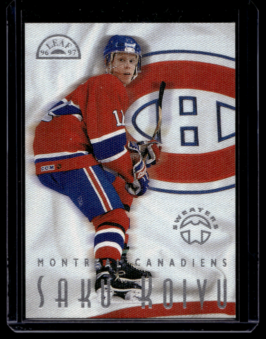 1996-97 Leaf - Sweaters - Home - Saku Koivu #15 /1000