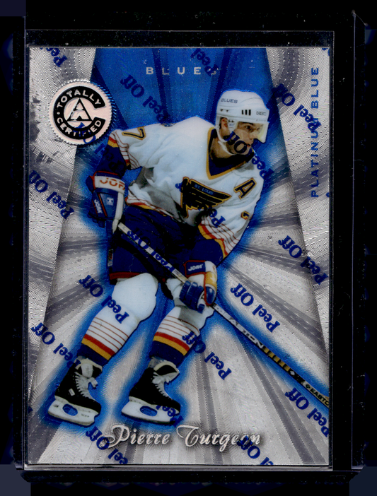 1997-98 Pinnacle Totally Certified - Executive Master Set - Platinum Blue - Pierre Turgeon #62 XXXX/3099