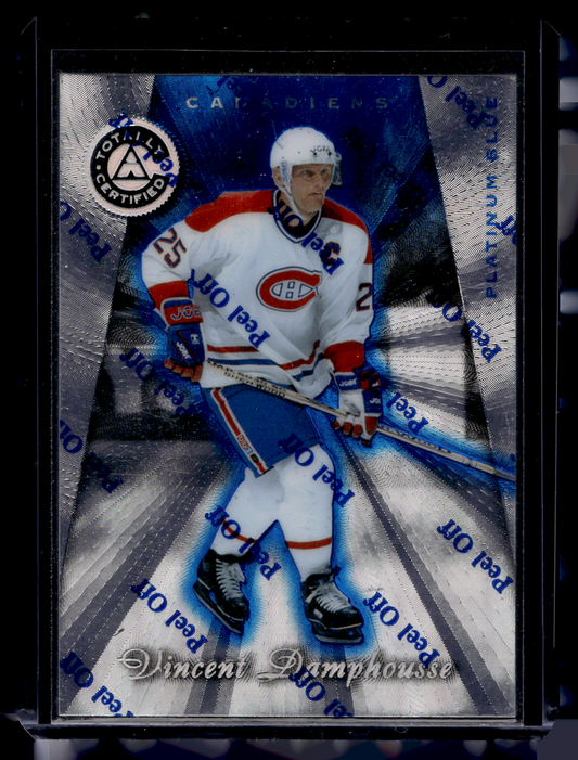 1997-98 Pinnacle Totally Certified - Executive Master Set - Platinum Blue - Vincent Damphousse #72 XXXX/3099