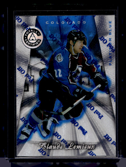1997-98 Pinnacle Totally Certified - Executive Master Set - Platinum Blue - Claude Lemieux #129 XXXX/3099