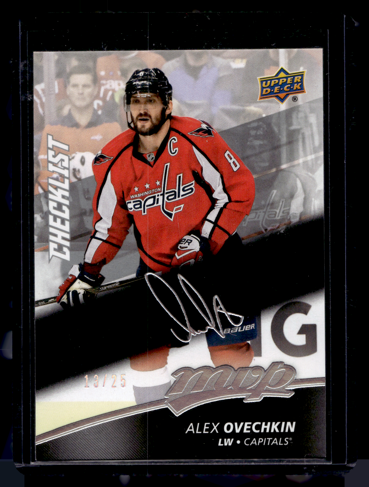 2017-18 Upper Deck MVP - Super Script - Alexander Ovechkin #230 /25