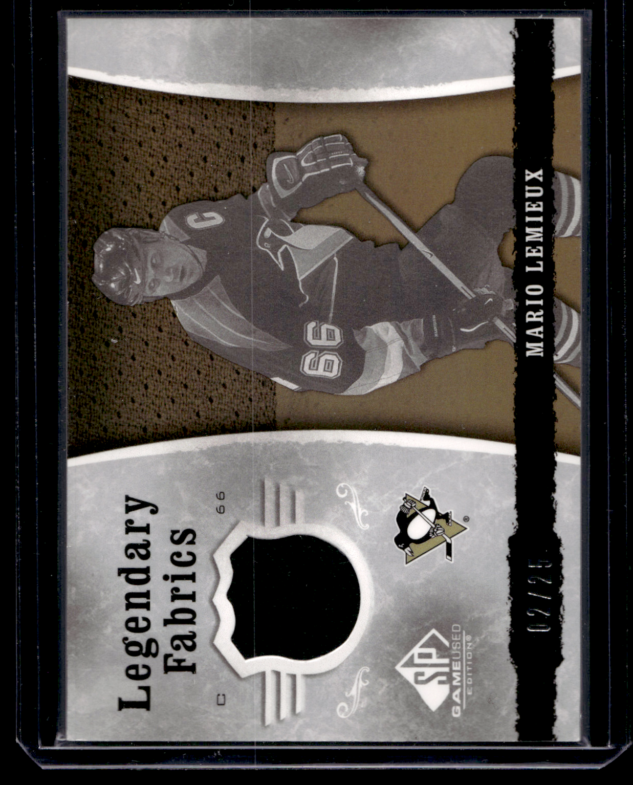 2006-07 Upper Deck SP Game Used Edition - Legendary Fabrics - Mario Lemieux #LF-ML /25