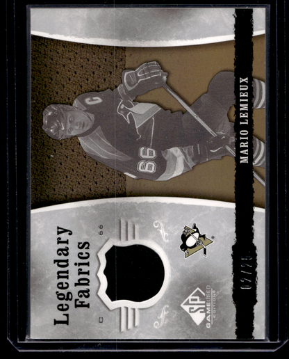 2006-07 Upper Deck SP Game Used Edition - Legendary Fabrics - Mario Lemieux #LF-ML /25