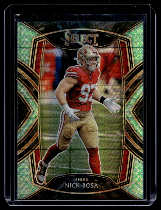 2020 Panini Select - Dragon Scale Prizm - Club Level - Nick Bosa #224 /67