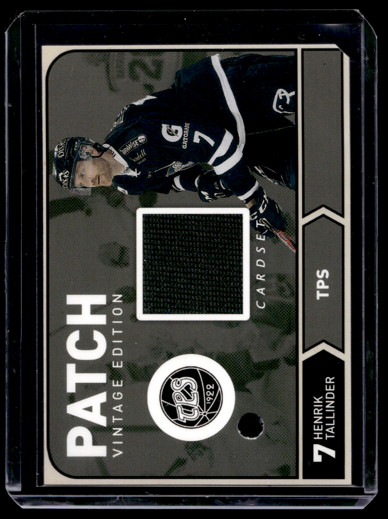 2018-19 Cardset - Patch - Henrik Tallinder /100