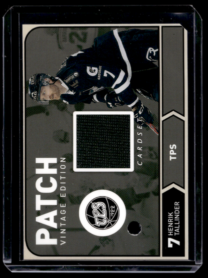 2018-19 Cardset - Patch - Henrik Tallinder /100