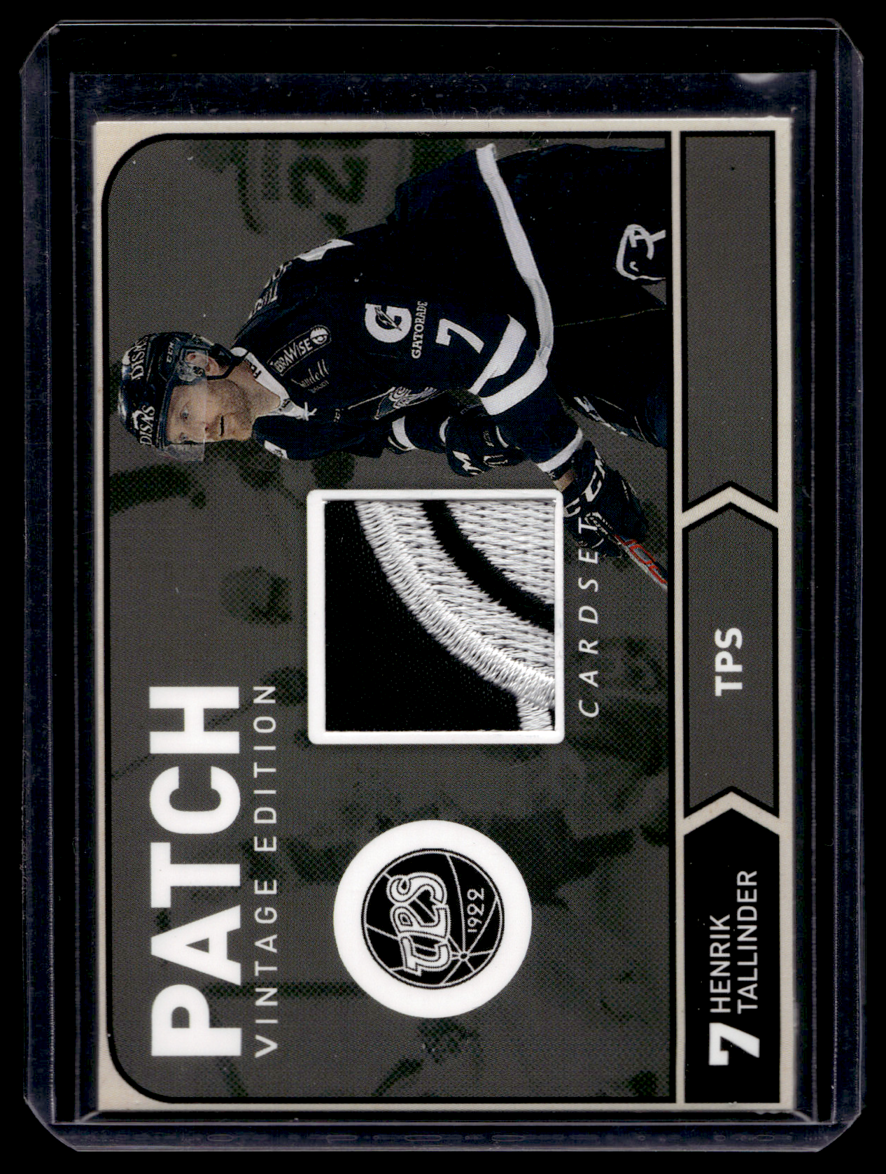 2018-19 Cardset - Patch - Henrik Tallinder /100