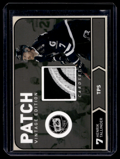 2018-19 Cardset - Patch - Henrik Tallinder /100